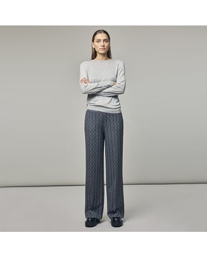 Corel Amsterdam Corel broek lilly jaquard lurex anthra melange