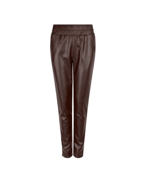 Esqualo Broek f24-11512 chocolate