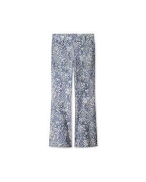 Helena Hart 7308deni 0 flair print deni marine
