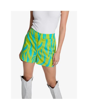 Alix The Label Dames short boucle zebra