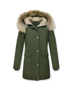Gentile Bellini Parka jas met bontkraag
