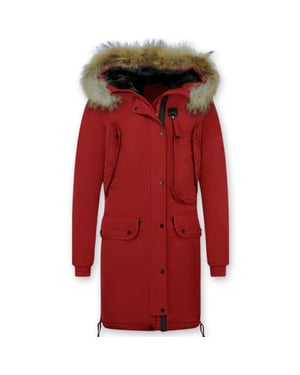 Gentile Bellini Winterjas parka met bontkraag