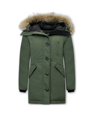Matogla Parka winterjas met bontkraag groot