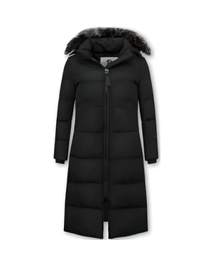 Matogla Puffer jacket lang met capuchon