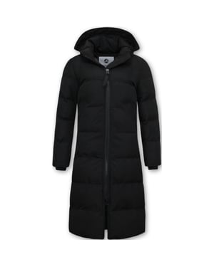 Matogla Puffer jas lang getailleerd 8606