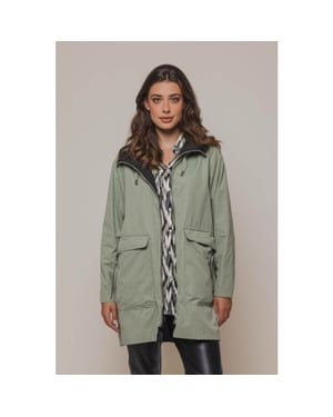 Rino & Pelle Reversible coat olijf