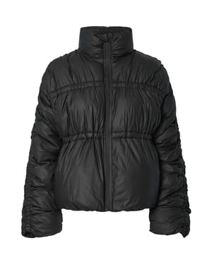 Y.A.S Yasflick ls short padded jacket s. black