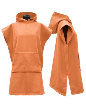 Unique Living poncho beach apricot -80x100cm
