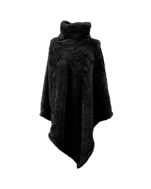 Unique Living poncho dara black -80x75cm