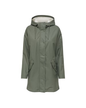Only Onlsally raincoat otw noos olijf