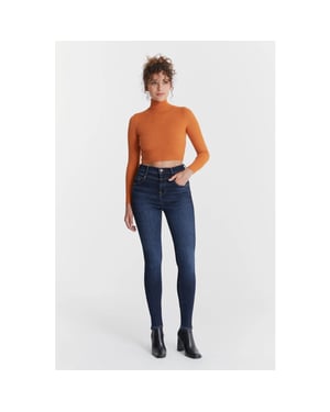 Cup of Joe Lisa dames skinny jeans deep blue