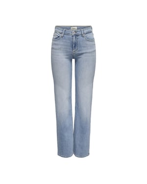 Only Onlblush mid straight dnm tai467 no blue denim