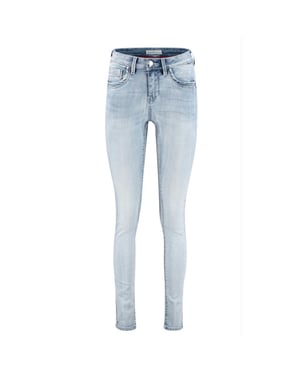 Red Button 00-07 blue denim