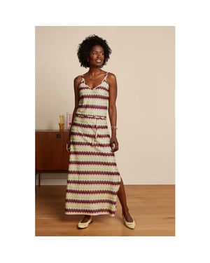 King Louie Nadya maxi dress carmine