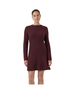 Y.A.S Yasdolly ls knit dress s. noos port royale