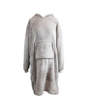 Unique Living hoodie oversized chateau grey -70x110cm