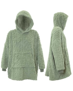 Unique Living hoodie pleun tea green -70x57x87cm