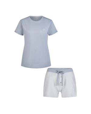 By Louise Essential dames korte pyjama set shortama