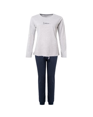 By Louise Essential dames pyjama set lang katoen