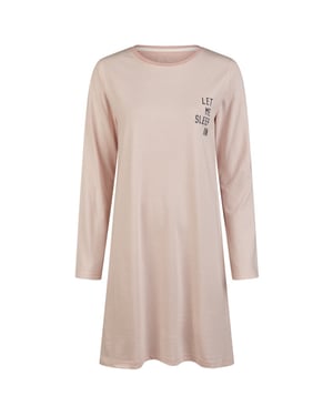 By Louise Essential dames nachthemd lange mouw gestreept