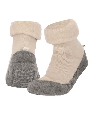 Apollo Dames / heren pantoffels slofsok antislip wol