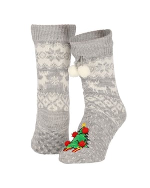 Apollo Dames kerstsokken met antislip