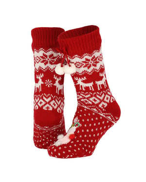 Apollo Dames kerstsokken met antislip