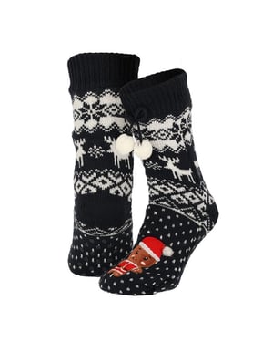 Apollo Dames kerstsokken met antislip