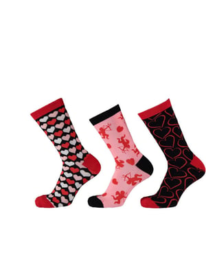 Apollo Dames sokken hartjes valentijn giftbox cadeau