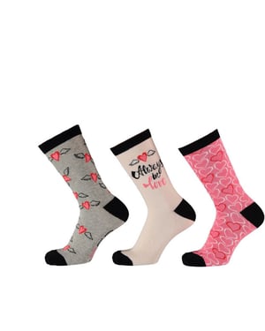 Apollo Dames sokken hartjes valentijn giftbox cadeau