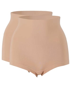 Sarlini Dames corrigerende hipster naadloos 2-pack