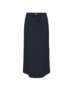 Jacqueline de Yong Jdysay mw maxi slit skirt wvn noos navy