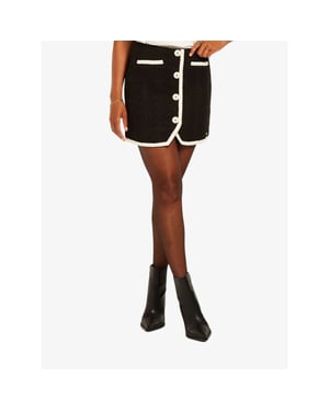 Josh V Dames rok noreen boucle zwart