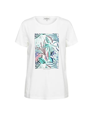 &Co Woman &co women t-shirt sira white/aqua green