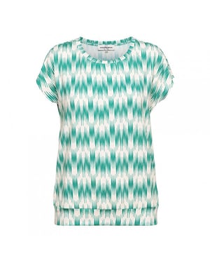&Co Woman &co women top lieke dancing lines green