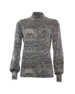 Poools Top 333232 black/mushroom