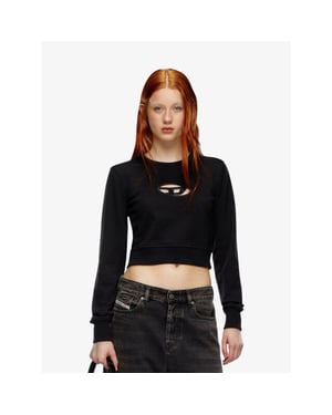 Diesel Dames sweater f-slimmy-od zwart