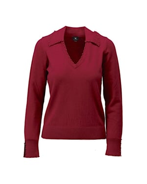 K-Design Trui b825 burgundy