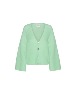 American Dreams Sandra oversized cardigan mint green -