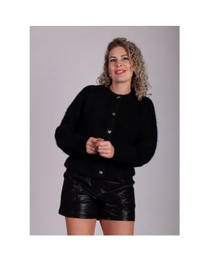 FRNCH Niki vest gouden knopen