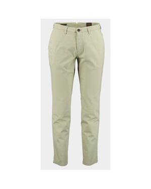 G-Design Katoenen broek hose flatfront slim fit subway 69431/1072
