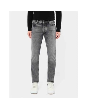 Neuw Lou slim straight organic washed black 34739