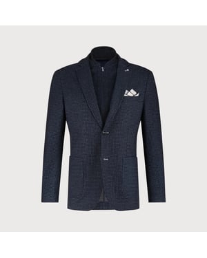 Blue Industry Het colbert met ruitmotief |