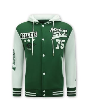 Enos Baseball vest met capuchon 905