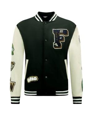 Enos Letterman jacket oversized 8633