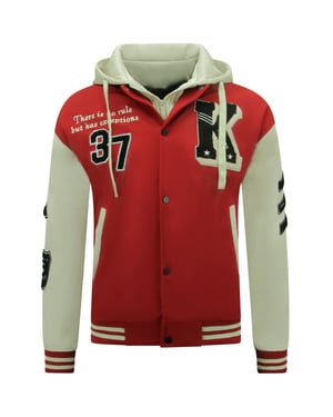 Enos Oversized college jack met capuchon 8630