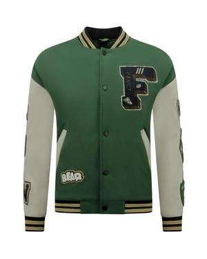 Enos Oversized letterman jas 8633