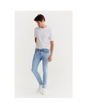 Cup of Joe Leo heren slim-fit jeans sky light blue