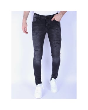 Local Fanatic Ripped jeans voor slim fit met stretch 1104