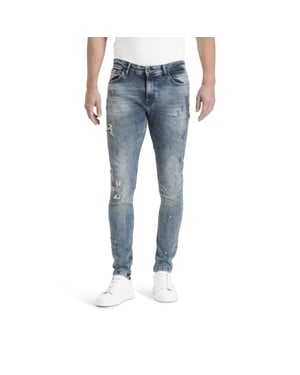 Purewhite The jone w0510 blue denim